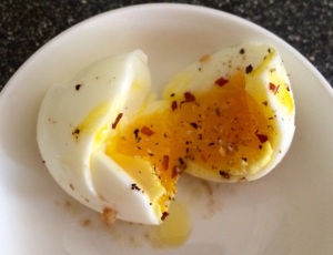 Sandy's perfect soft boiled egg