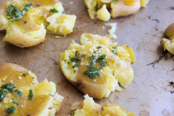Garlic-Sage-Smashed-Potatoes by Trial-and-Eater